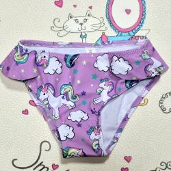 Детски бански долнище в лилаво с Еднорози Детски бански долнище в лилаво с Еднорози