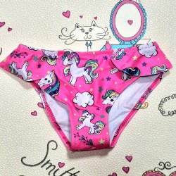 Детски бански долнище в цикламено с Еднорози Детски бански долнище в цикламено с Еднорози