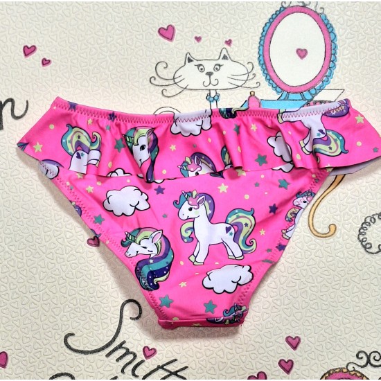 Детски бански долнище в цикламено с Еднорози Детски бански долнище в цикламено с Еднорози