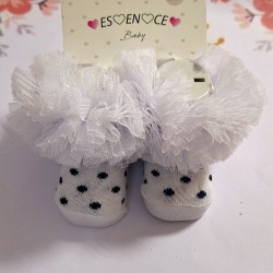 Бебешки чорапи ТУТУ с бял тюл Бебешки чорапи ТУТУ с бял тюл