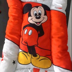 Бебешко гнездо с Мики Маус за кошара или количка с възглавница