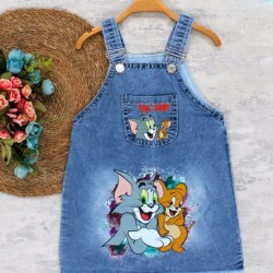 Детски дънков сукман с Том и Джери Детски дънков сукман с Том и Джери