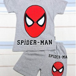 Детски летен комплект в сиво със Спайдърмен Детски летен комплект в сиво със Спайдърмен