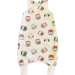 ЛЯТНО детско спално чувалче с крачета Бухали