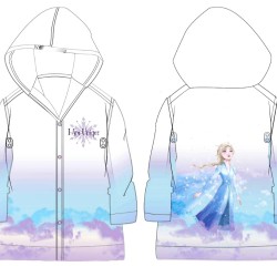 Детски прозрачен дъждобран с Елза от Замръзналото кралство