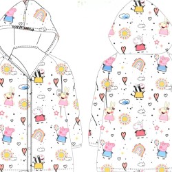 Детски прозрачен дъждобран с Пепа Пиг