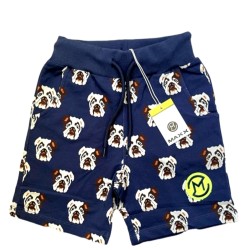 Детски тъмносини къси панталони с Кучета Детски тъмносини къси панталони с Кучета