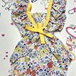 Луксозно бебешко боди  с шнола  ПЕПЕРУДИ