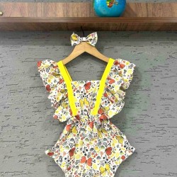 Луксозно бебешко боди с шнола ПЕПЕРУДИ Луксозно бебешко боди с шнола ПЕПЕРУДИ