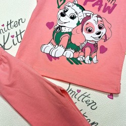 Детски летен комплект в розово със Скай и Еверест от Пес Патрул