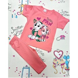 Детски летен комплект в розово със Скай и Еверест от Пес Патрул