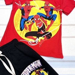 Детски летен комплект ,,Спайдърмен'' в червено