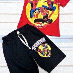 Детски летен комплект ,,Спайдърмен'' в червено Детски летен комплект ,,Спайдърмен'' в червено