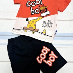 Детски летен комплект с жирафче ,,COOL BOY Детски летен комплект с жирафче ,,COOL BOY