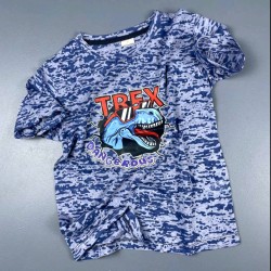 Детска тениска в син меланж TREX Детска тениска в син меланж TREX