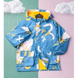 Детско яке ветровка с качулка BLUE Детско яке ветровка с качулка BLUE