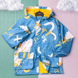 Детско яке ветровка с качулка BLUE Детско яке ветровка с качулка BLUE