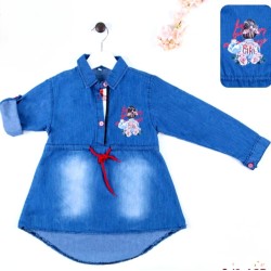 Детска дънкова рокля Лейди Детска дънкова рокля Лейди