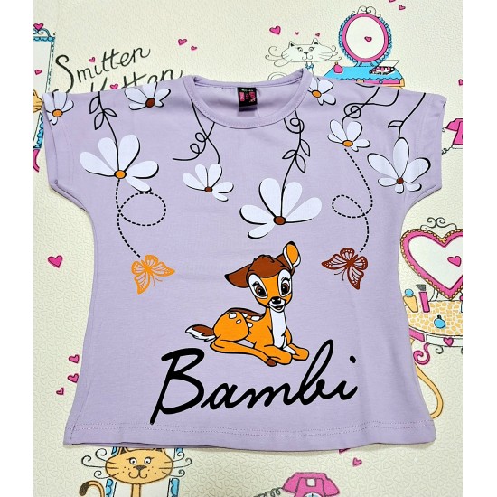 Детска лятна блуза в лилаво  Бамби