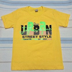 Детска лятна тениска в жълто URBAN Детска лятна тениска в жълто URBAN