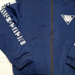 Детски суичър в тъмносиньо с цип Детски суичър в тъмносиньо с цип