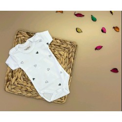 Бебешко боди с къс ръкав в бяло ,,Мики Маус" Бебешко боди с къс ръкав в бяло ,,Мики Маус"