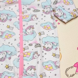 Бебешки гащеризон с еднорози 74см-86см