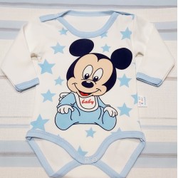 Детско боди с Мики за малки и големи 0м-4г Детско боди с Мики за малки и големи 0м-4г