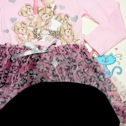 Детска рокля  Снежанка с мечета