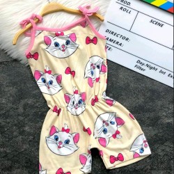 Детски летен гащеризон с котето Мари