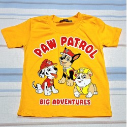 Детска тениска в жълто с Пес Патрул