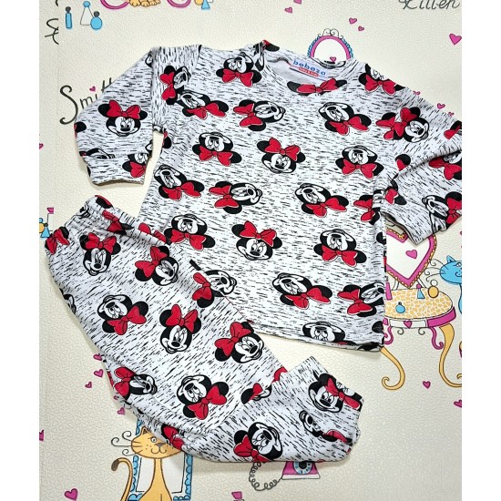 Детска памучна пижама с Мини Маус Детска памучна пижама с Мини Маус