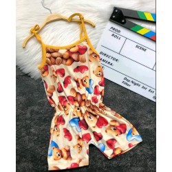 Детски летен гащеризон ,,Мечета и сърца Детски летен гащеризон ,,Мечета и сърца