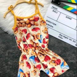 Детски летен гащеризон ,,Мечета и сърца