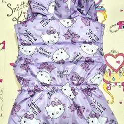 Детски шушляков елек в лилаво HELLO KITTY Детски шушляков елек в лилаво HELLO KITTY