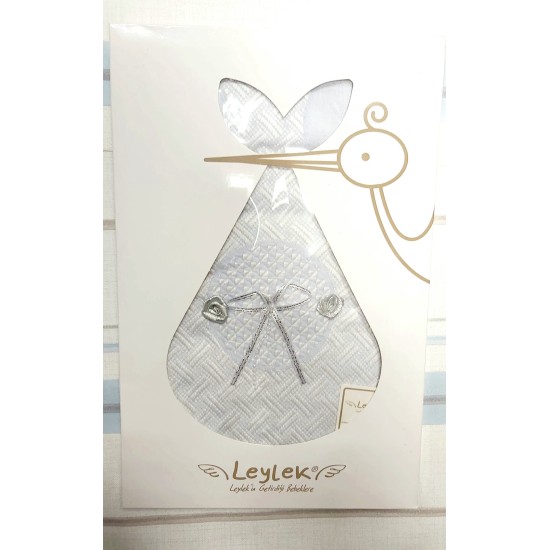 Луксозно одеяло в светло синьо ,,STORKY