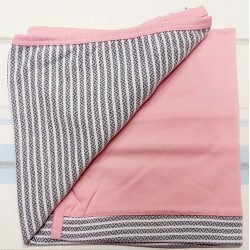 Луксозна бебешка пелена одеяло в розово и златисто  ANGEL