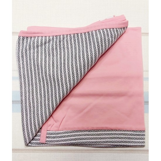 Луксозна бебешка пелена одеяло в розово и златисто ,,ANGEL