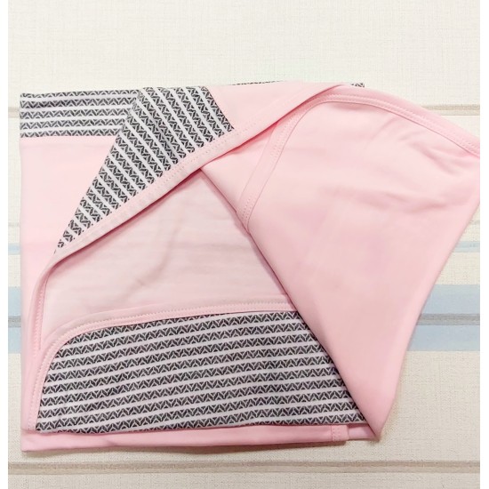 Луксозна бебешка пелена одеяло в светло розово и златисто ,,Angel