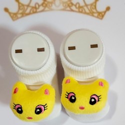 Бебешки чорапи с дрънкалка  Коте