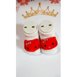 Бебешки чорапи с дрънкалка Котенце Бебешки чорапи с дрънкалка Котенце