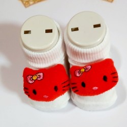 Бебешки чорапи с дрънкалка Котенце Бебешки чорапи с дрънкалка Котенце