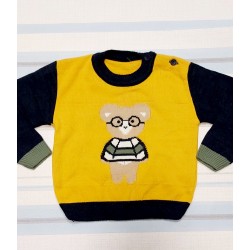 Бебешки детски пуловер  Little bear