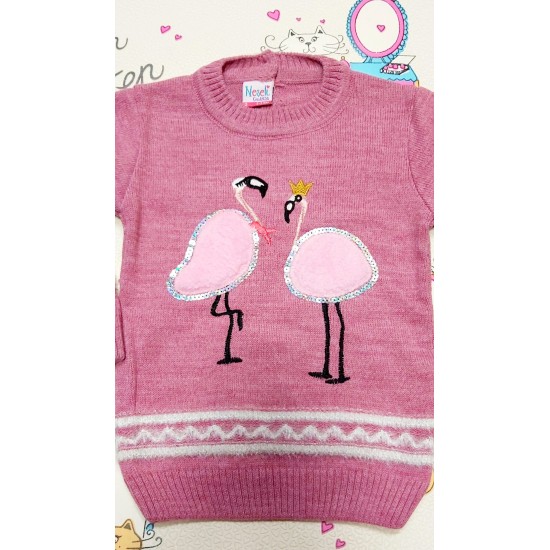 Детски пуловер ,,Фламинго