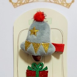 Детски Коледни фиби 2бр Коледна камбанка Детски Коледни фиби 2бр Коледна камбанка