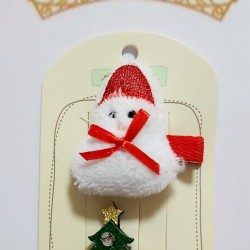 Детски Коледни фиби 2бр Снежен човек Детски Коледни фиби 2бр Снежен човек