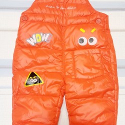 Детски зимен шушляков гащеризон в оранжево Детски зимен шушляков гащеризон в оранжево