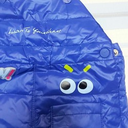 Детски зимен шушляков гащеризон в тъмно синьо Детски зимен шушляков гащеризон в тъмно синьо