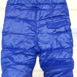 Детски зимен шушляков гащеризон в тъмно синьо Детски зимен шушляков гащеризон в тъмно синьо