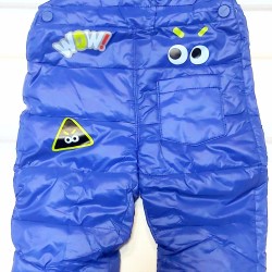 Детски зимен шушляков гащеризон в тъмно синьо Детски зимен шушляков гащеризон в тъмно синьо